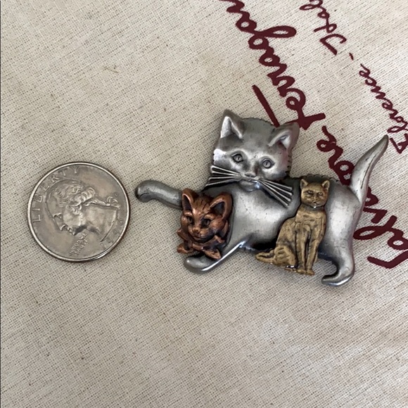 🖤VTG💕Cat Brooch - Picture 5 of 9